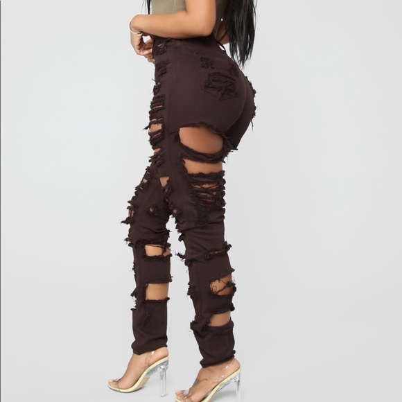 High waist Super ripped jeans - Picture 3 of 4